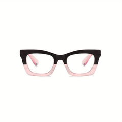 Square Light Blocking Reading Glasses for Women Oprah Style Men 1.0