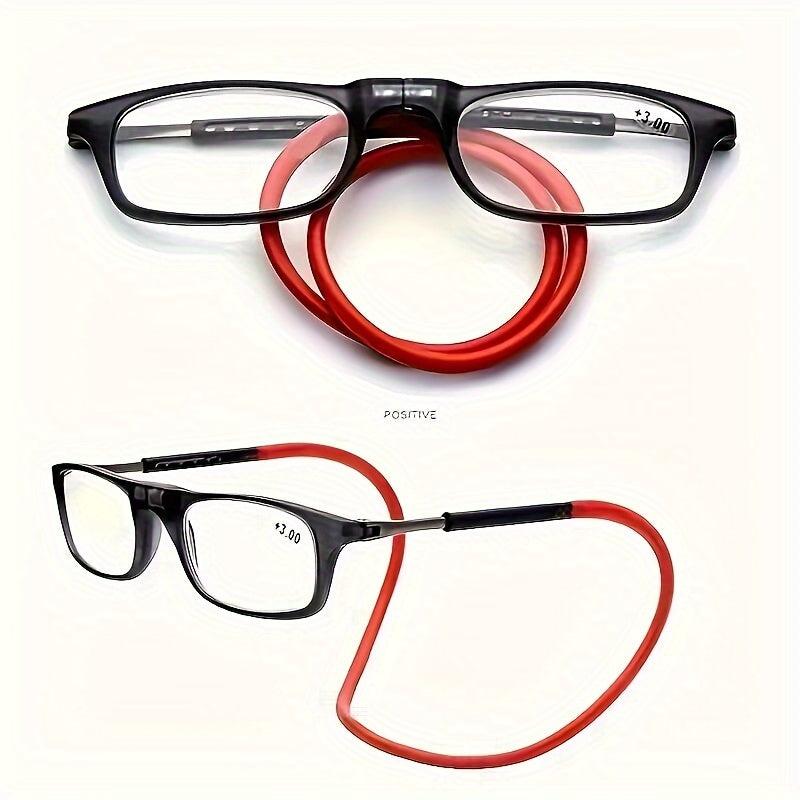 Magnet Hanging Neck TR90 Reading Glasses Men's Women Portable Ultra light