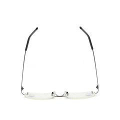 RL3512 Metal Squared Frame Rimless Light Blocking Reading Glasses