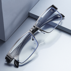 Metal Frame Spring Hinges Presbyopia Reading Glasses