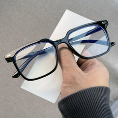Y2K Style Light Blocking Glasses Clear Lens Reduce UV Glare