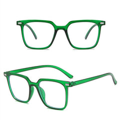 Y2K Style Light Blocking Glasses Clear Lens Reduce UV Glare