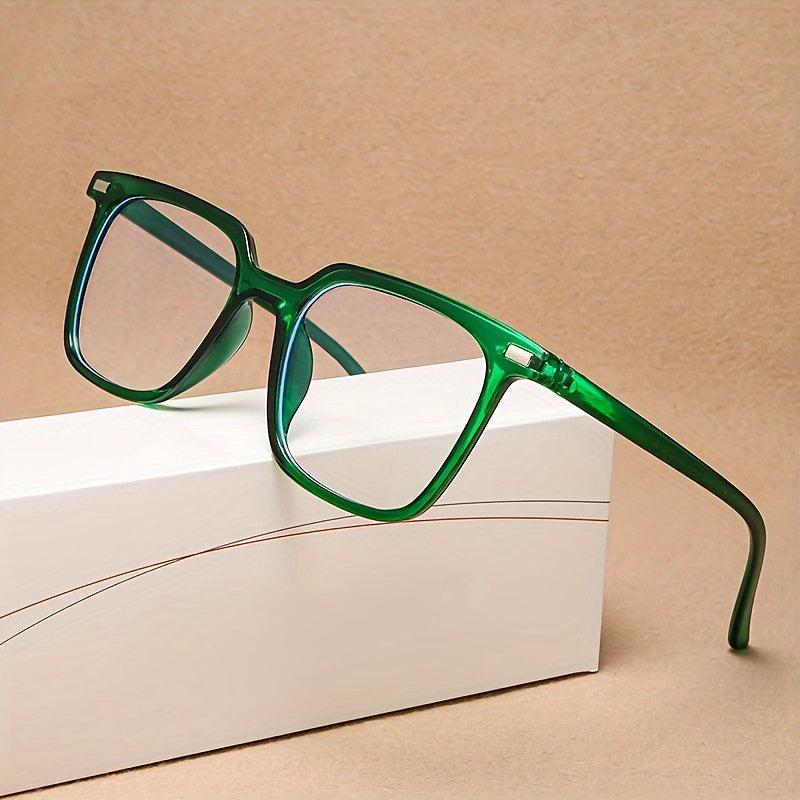 Y2K Style Light Blocking Glasses Clear Lens Reduce UV Glare