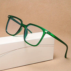 Y2K Style Light Blocking Glasses Clear Lens Reduce UV Glare