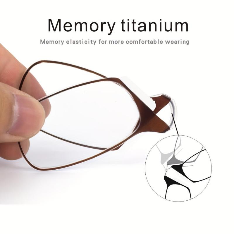 Keychain Nose Clip Glasses Mini Portable Magnifier 1.0-3.0 Diopter Men Women