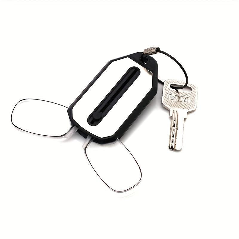 Keychain Nose Clip Glasses Mini Portable Magnifier 1.0-3.0 Diopter Men Women
