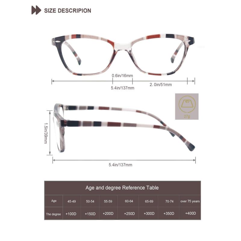 Women Reading Glasses Colorful Cat Eye Blacking Glasses For Reading