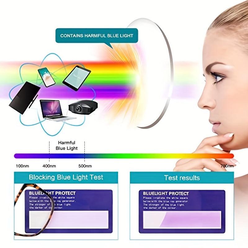 Large Oversized Square Readers Light Blocking Glasses for Men Women