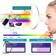 Large Oversized Square Readers Light Blocking Glasses for Men Women