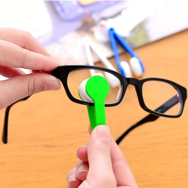 Mini Sunglasses Eyeglass Microfiber Cleaner Soft Brush