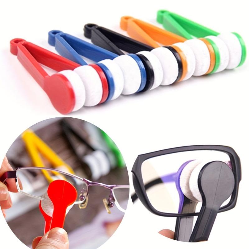 Mini Sunglasses Eyeglass Microfiber Cleaner Soft Brush