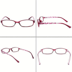 Pattern Print Light Blocking Reading Glasses for Women UV Protection