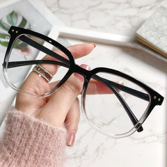 Light Blocking Glasses Unisex Clear Lens Relieve Eye Fatigue UV Glare