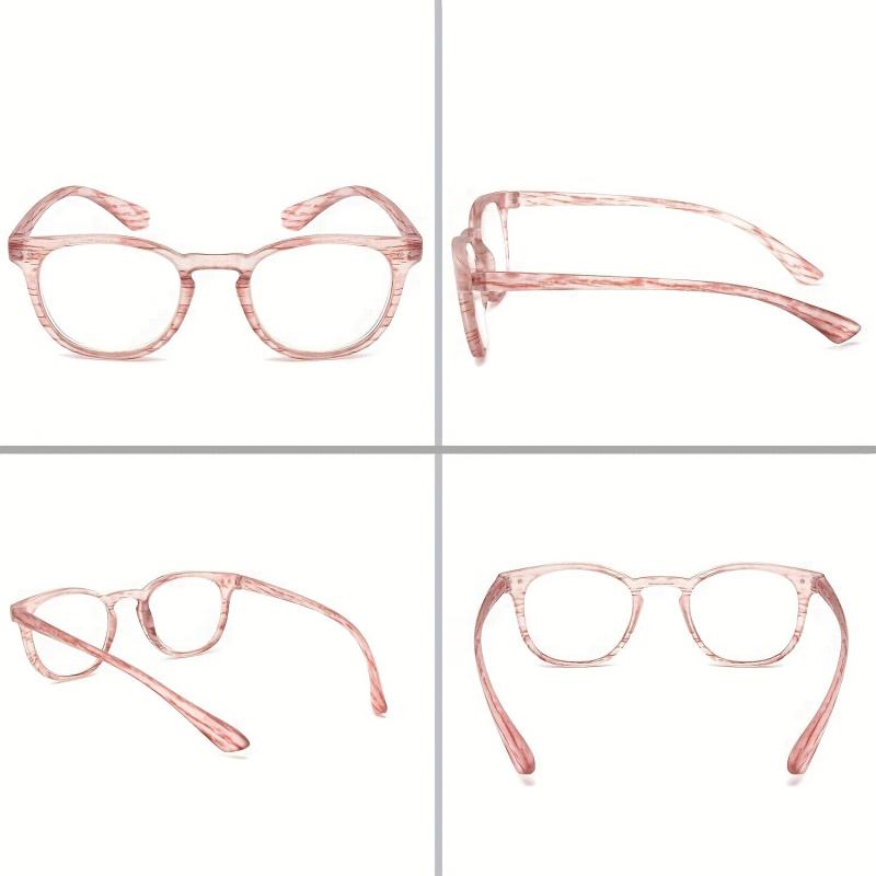 Vintage Matte Round Reading Glasses Light Blocking Anti Glare UV Ray Eyeglasses