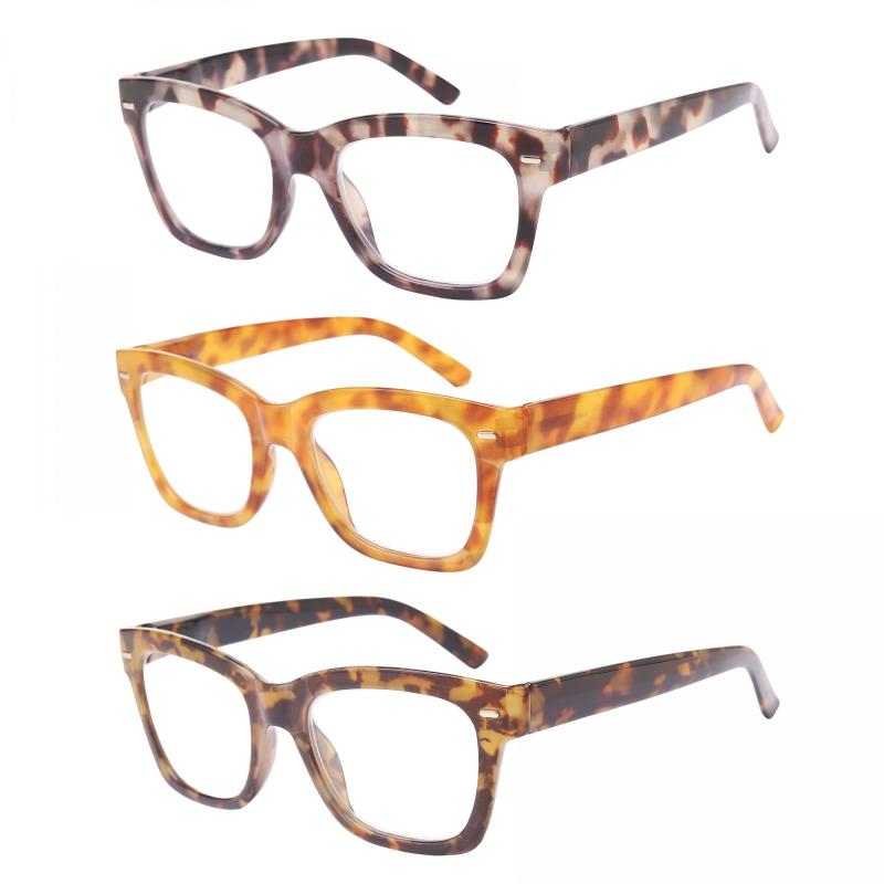 Opal Style Reading Glasses Square Readers Spring Hinge