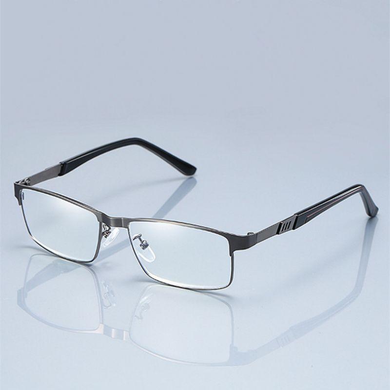 Metal Frame Light Blocking Spring Hinges Reading Glasses