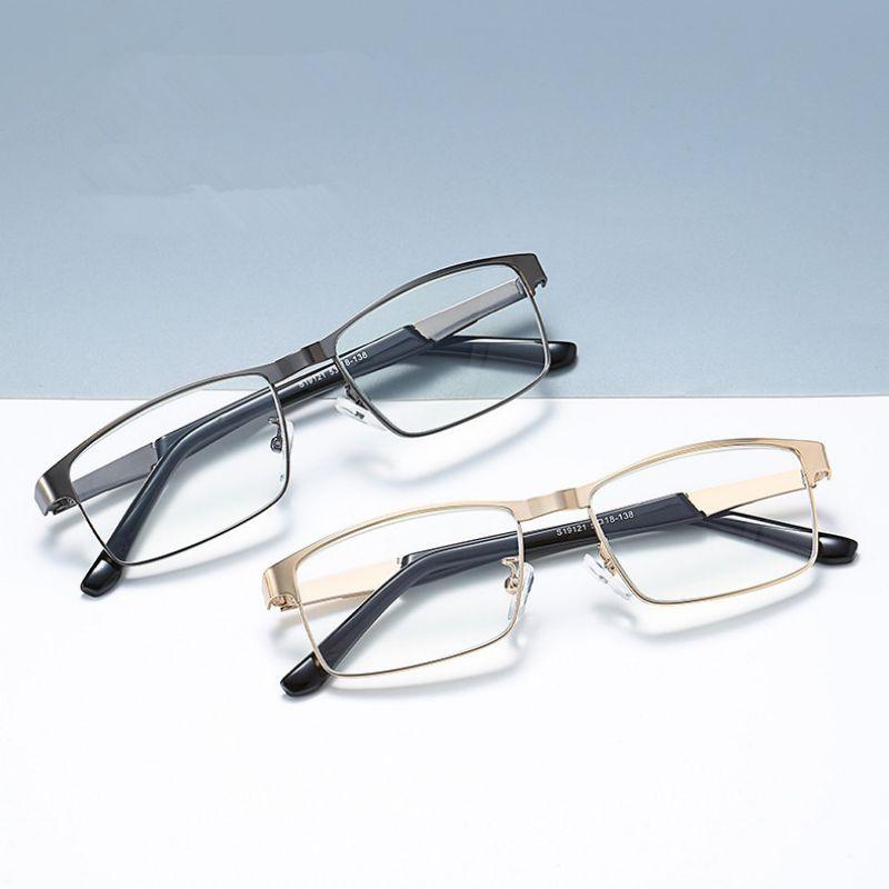 Metal Frame Light Blocking Spring Hinges Reading Glasses