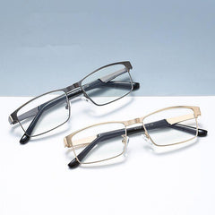 Metal Frame Light Blocking Spring Hinges Reading Glasses