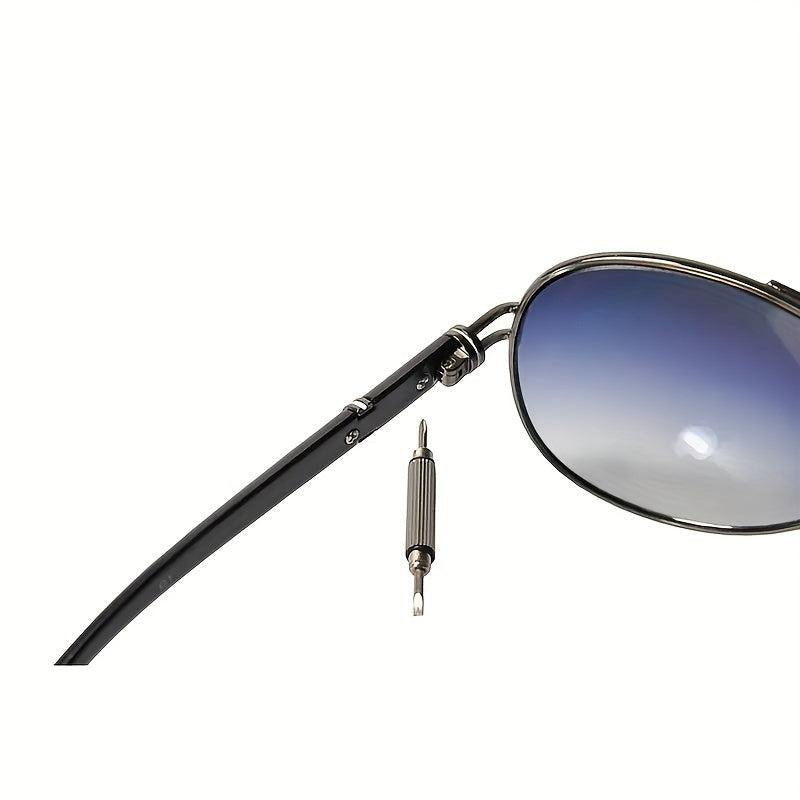 3-in-1 Glasses Watch Screwdriver Keychain
