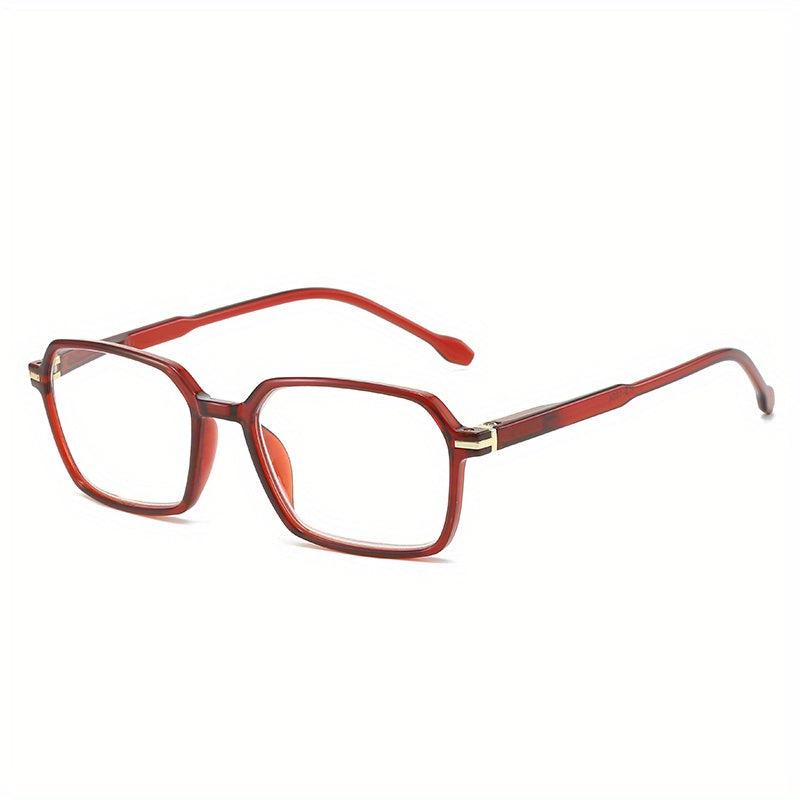 Colorful PC Squared Frame Presbyopia Reading Glasses for Men Women