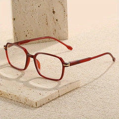 Colorful PC Squared Frame Presbyopia Reading Glasses for Men Women