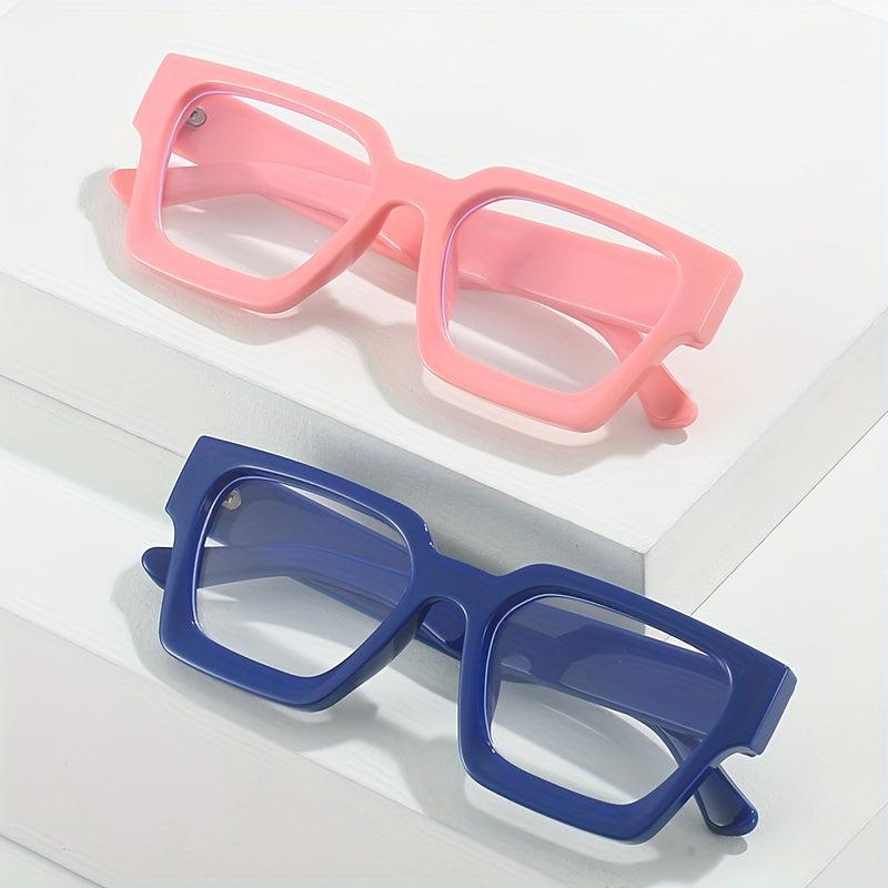 Women's Light Blocking Glasses with Preppy Look Frames