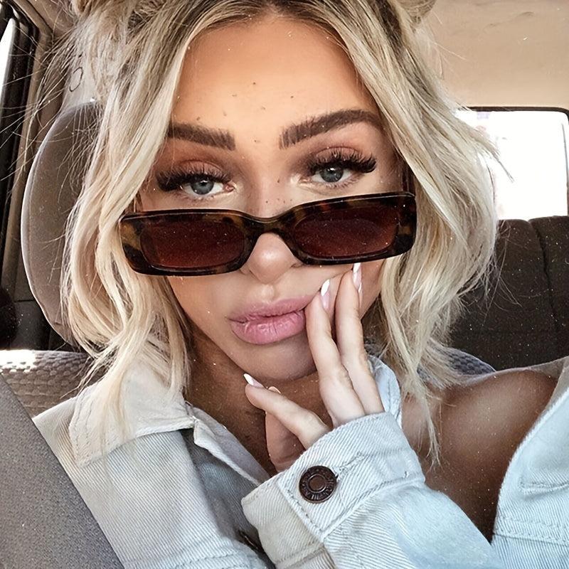Small Frame Square Sunglasses for Women