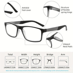 Light Blocking Reading Glasses Computer Eyeglasses for Men Women