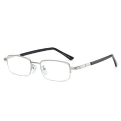 Metal Frame Light Blocking Reading Glasses 1.0-4.0 for Office Gaming
