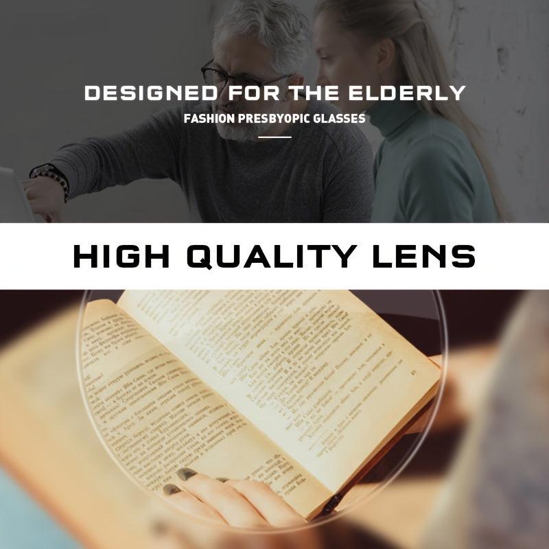 Round Frame Reading Glasses Anti Light Funky Glasses Men Women