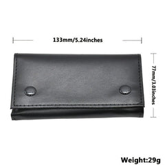 PU Leather Tobacco Pouch Bag Cigarette Rolling Pipe Case Wallet Zipper