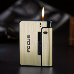 Pressure Resistant Storage Case With Replaceable Lighter