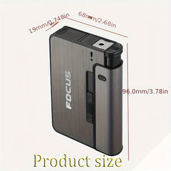 Pressure Resistant Storage Case With Replaceable Lighter