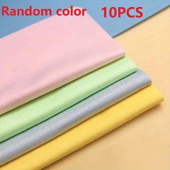 1pc Ultra Fine Fiber Glasses Cleaning Cloth Reusable Double Sided