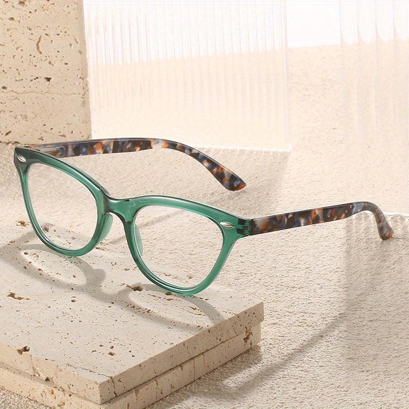 Colorful Butterfly Frame Spring Hinges Presbyopia Corrective Eyeglasses
