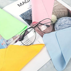 5pcs Ultra-fine Fiber Glasses Cleaning Cloth Jewelry Piano Screen Wiping