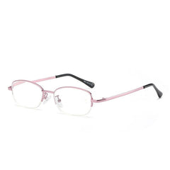 Metal Round Frame Gaming Glasses Light Blocking Lens Unisex Reading 1.0-4.0