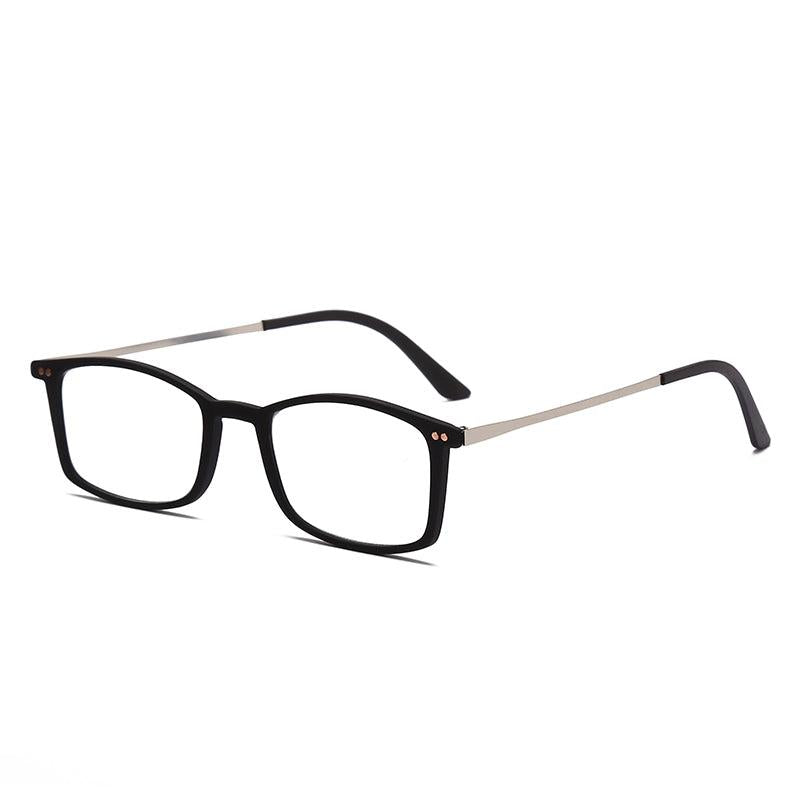 Metal Frame Portable Reading Glasses with Case Sticker
