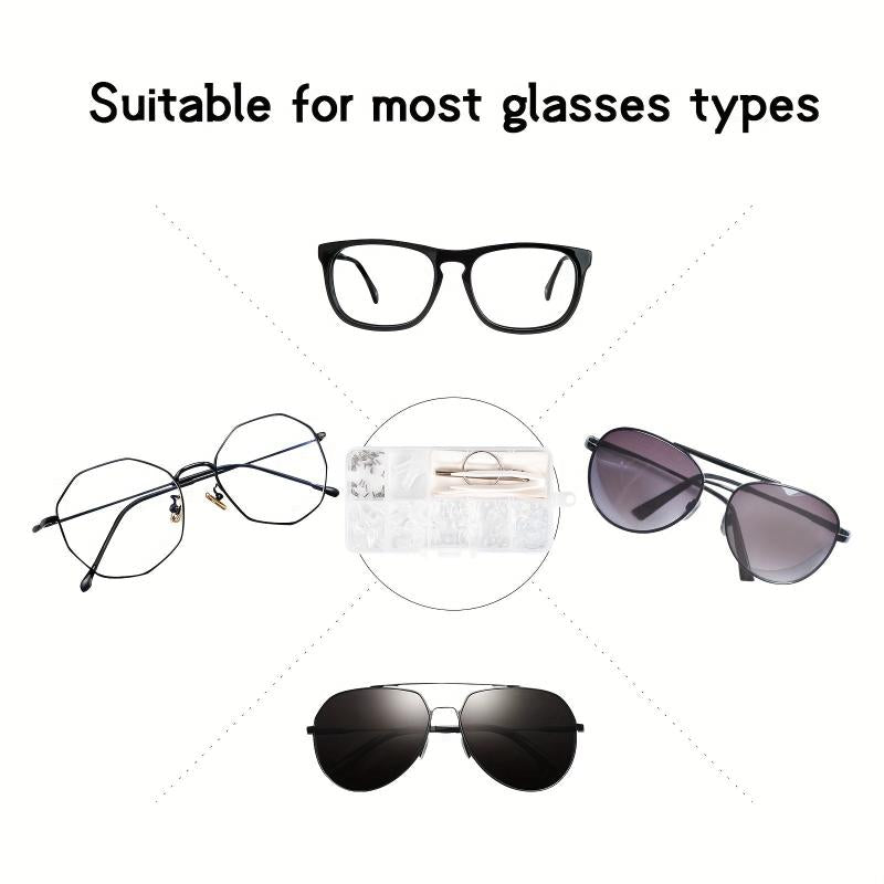 35 Pairs Non Slip Silicone Nose Pads For Glasses Repair Set For Sunglasses