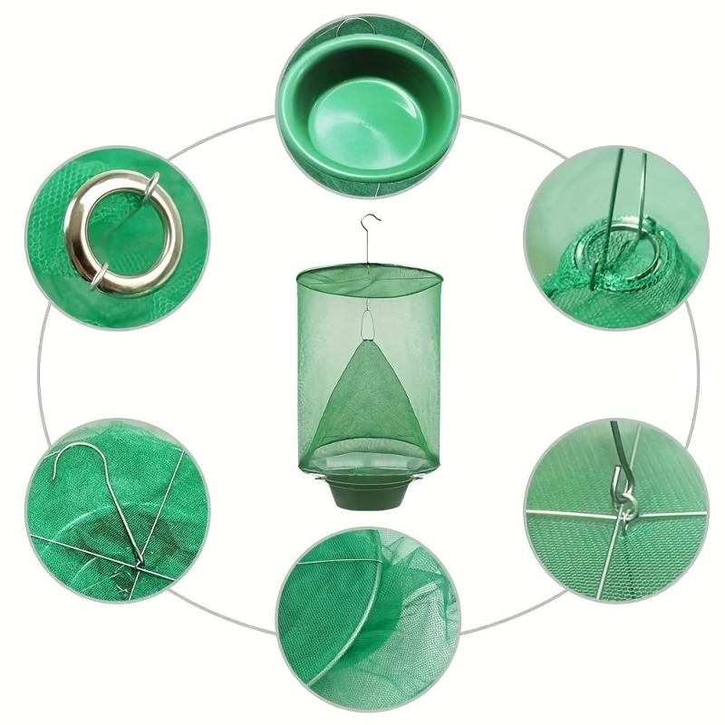 6PCS Fly Catcher Killer Pest Control Reusable Hanging Fly Trap