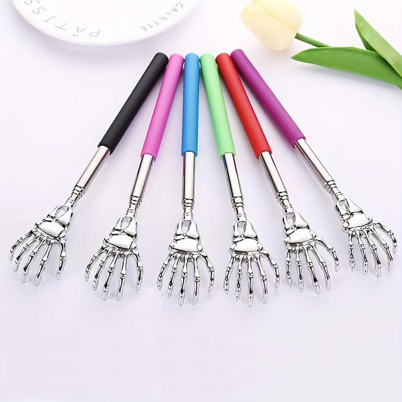 Adjustable Telescopic Back Scratcher Ghost Claw Stainless Steel Massager