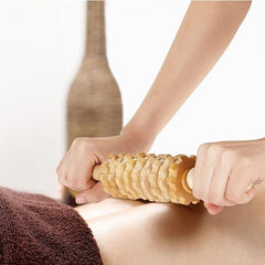 2pcs Wooden Massage Roller Handheld Trigger Point Massager Stick