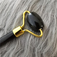 Natural Stone Roller Scraping Set Massage Roller Jade Stone Set
