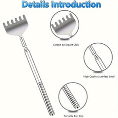 Telescoping Back Scratcher Portable Tickle Massager