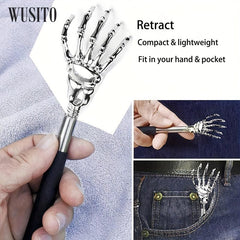 2 Pack Metal Telescoping Back Scratcher Portable Massage Tool
