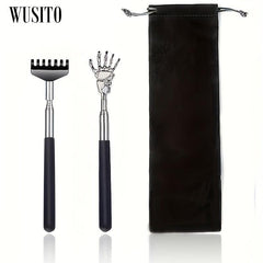 2 Pack Metal Telescoping Back Scratcher Portable Massage Tool