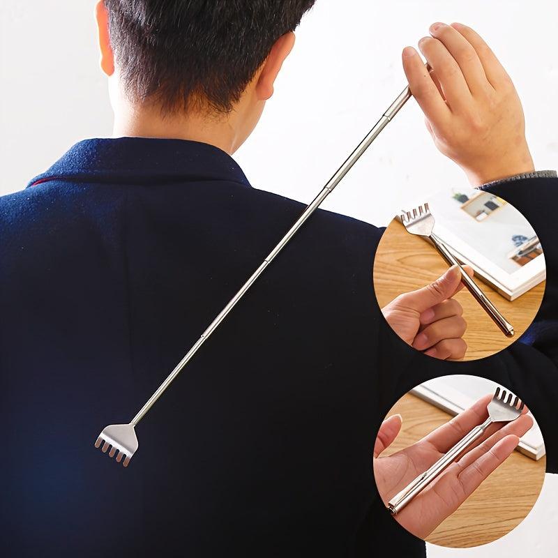 Adjustable Back Scratcher Stainless Steel Telescopic Anti Itch Claw Massager