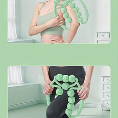 12 Rounds Muscle Relaxation Roller Unblock Blood Circulation Yoga Fitness