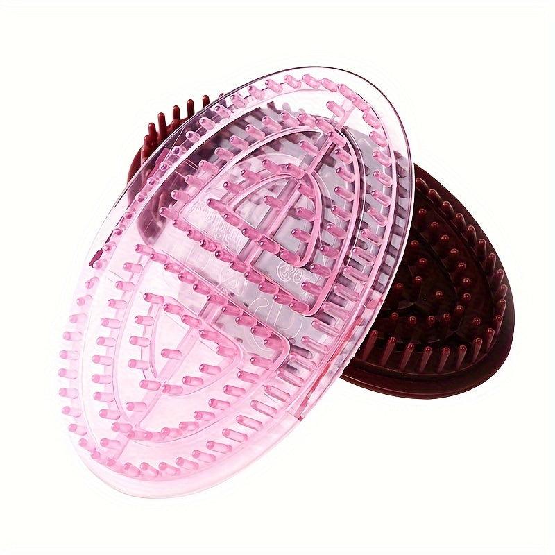 Handheld Massage Brush Gua Sha Tools Plastic Meridians Massage Brush