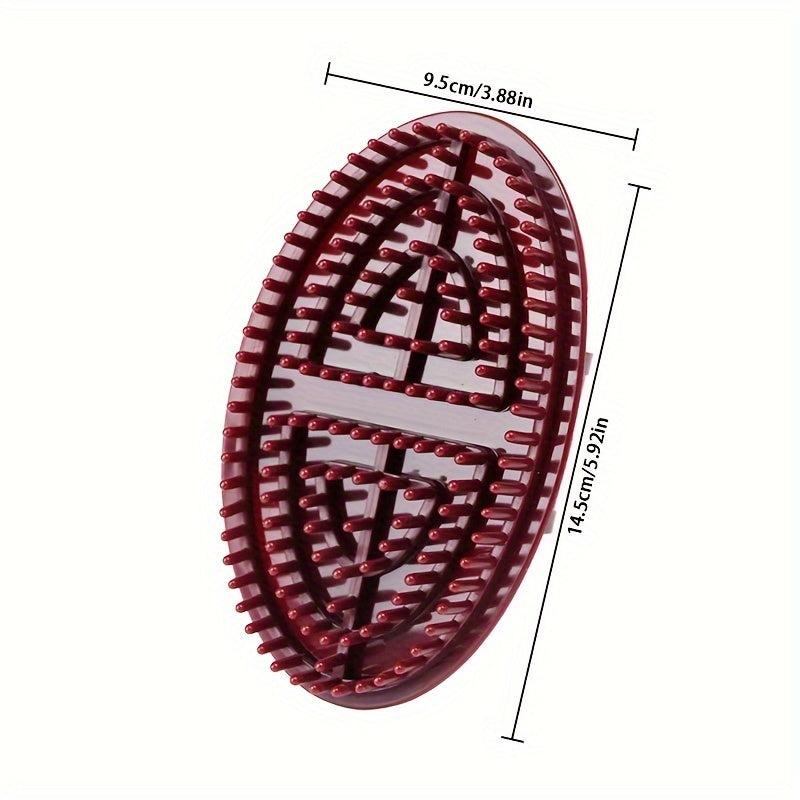 Handheld Massage Brush Gua Sha Tools Plastic Meridians Massage Brush